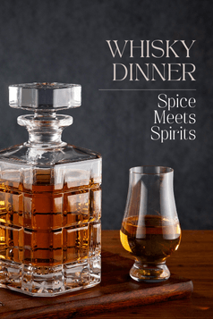 Indian Malt & Scotch Whisky Dinner